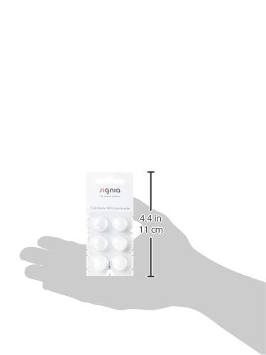 Siemens Click Dome 10/12 mm Double For RIC Hearing Aids - 6 Domes Each by Siemens - BeesActive Australia