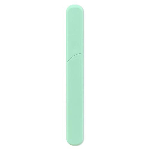 FulgentWorld Glass Nail Files in a Hard Case - Czech Original Quality (Turquoise) Turquoise - BeesActive Australia