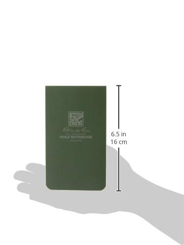 Rite in the Rain All Weather Golf Notebook, 3.5" x 6", Green Field Flex, Club Yardage Book & Hole Notes (No. 4) - BeesActive Australia