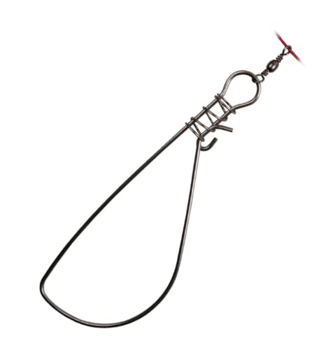 Milepetus 5 in 1 Stainless Steel Fishing Stringer Live Fish Lock,Steel Ropes Large Fish Lock w/Float and Plastic Handle,5 Snaps / 10 Snaps Available 5 Snaps-stainless steel - BeesActive Australia