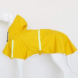 Dog Raincoat Leisure Waterproof Lightweight Reflective Rain Jacket with Hoodie for Small Medium Large Dogs XX-Large Yellow - BeesActive Australia