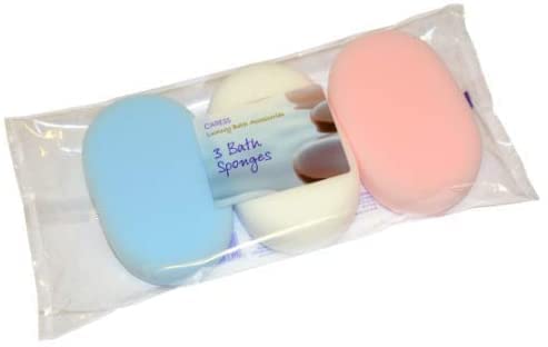 Luxury Bath Sponge - 9 x Bath Sponge for Adults - Mixed Colours - Bath Sets - Bath Gifts - Men Women and Kids by Caress - BeesActive Australia