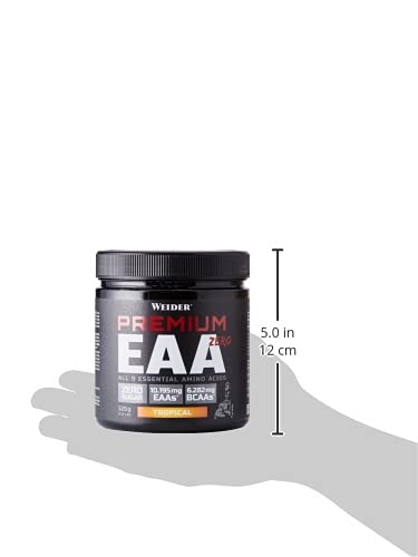 (New!) WEIDER Premium EAA Zero Powder 325 g (25 Servings), Tropical, All 9 Essential Amino Acids,31571 - BeesActive Australia