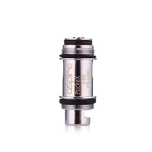 Aspire PockeX Coils 0.6 ohm Replacement Atomizer for Aspire Pocke X Tank PockeX AIO Kit Pack of 5 - BeesActive Australia