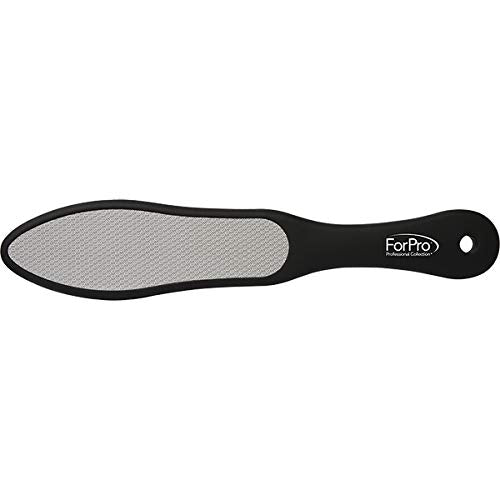 ForPro Black Bear Stainless Steel Pedicure File, Double-Sided File for Heels and Feet, 10.5 Inches - BeesActive Australia