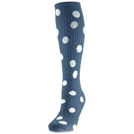 [AUSTRALIA] - Red Lion Dots Athletic Socks ( Navy Blue / White - Medium ) 