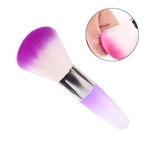 Onwon Dust Powder Nail Brush Set, 2 Pieces Soft Powder Brush Nail Arts Dust Remover Cleaner Brush for Acrylic and Makeup Powder Blush Brushes - BeesActive Australia