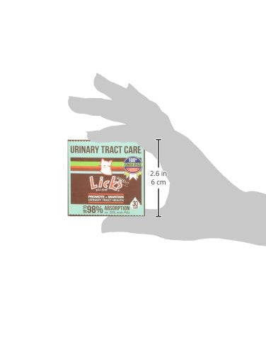 Licks Pill-Free Cat Urinary Tract Care - Cat UTI Care and Prevention Gel Packets - Urinary Tract Infection Supplement for Cats - Omega 3 Fish Oil and L-Lysine Supplement - Gel Packets - 30 Use - BeesActive Australia
