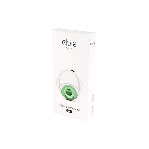Elvie Pump Double Electric Breast Pump Valve and Spout Kit | Breastfeeding & Breast Pump Parts for Baby Breast Milk Storage and Expressing - 2 Units - BeesActive Australia