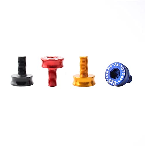 COONIUM M8 Crank Arm Bolts for Shimano Cartridge Square Taper Bottom Bracket, Pack of 2, Multiple Color Options Black - BeesActive Australia
