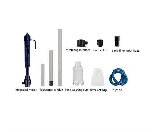 JORCEDI Electric Aquarium Fish Tank Siphon Pump Vacuum Gravel Water Filter Cleaner Pipe for Big and Small Tank Water Changing and Sand Clean - BeesActive Australia
