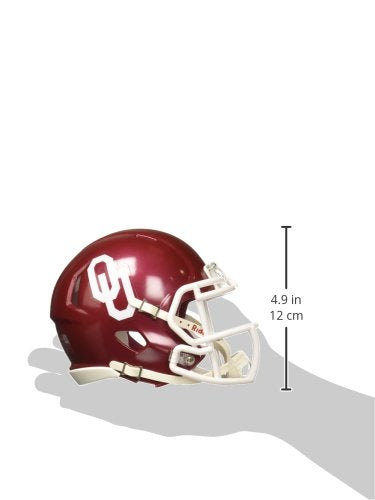 Riddell NCAA Oklahoma Sooners Speed Mini Helmet, 7.5" x 6.5" - BeesActive Australia