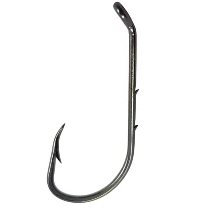 CAJOAUIS Baitholder Fishing Hooks 100pcs/ Pack Barbed Shank Down Eye Fishing Offset Hooks 1/0-100PCS - BeesActive Australia