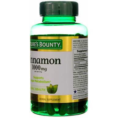 Nature's Bounty Cinnamon 1000 mg Capsules 100 ea ( Pack of 4) - BeesActive Australia