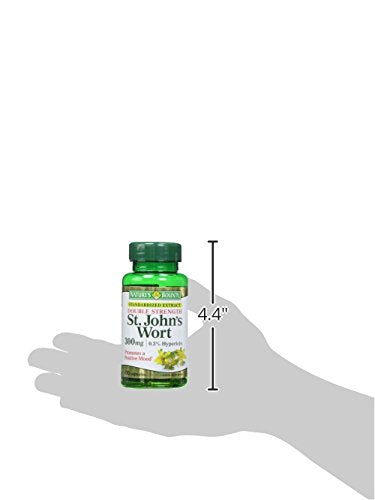 Nature's Bounty St. John's Wort Pills and Herbal Health Supplement, 300mg, 100 Capsules - BeesActive Australia