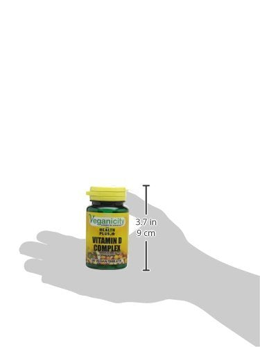 Veganicity Vitamin D Complex 1600iu (40µg) : Vitamin D Supplement : 90 Vegan Tablets - BeesActive Australia