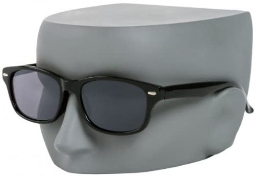 I-Sential Reading Sunglasses Tinted Sun Readers Glasses Flex Temples UV400 Lens Mens Womens Retro Classic & Case Black 2.5 x - BeesActive Australia