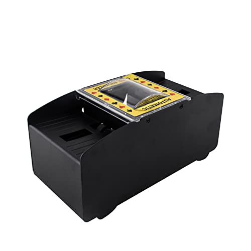 for Playing Casino Electric Manual Automatic Card Shuffler 2 Deck, Single or Auto Multi Shuffler Battery Operated Best Shuffling Machine 1 Deck Mixer Texas Holdem, Uno Card Game with Shuffler Dealer - BeesActive Australia