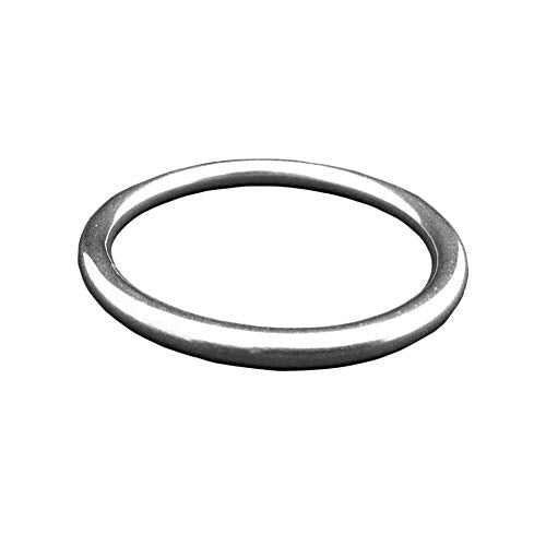 Stainless Steel 316 Round Ring Welded 5/32" x 1.5" (4mm x 38mm) Marine Grade O - Ring - BeesActive Australia