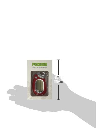 Pedusa PE-771 Tri-Axis Multi-Function Pocket Pedometer - Red With Holster/Belt Clip - BeesActive Australia