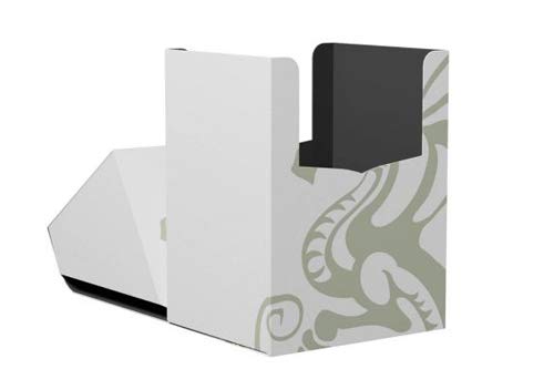 Card Deck Box Deck Shell: White/Black - Dragon Shield - BeesActive Australia