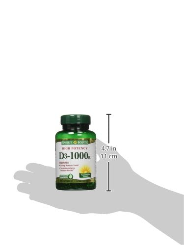 Vitamin D3 by Nature’s Bounty for immune support. Vitamin D3 provides immune support and promotes healthy bones. 1000IU, 350 Softgels 350 Count (Pack of 1) - BeesActive Australia