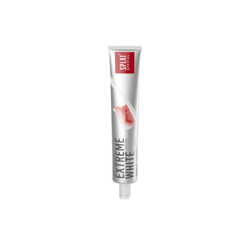 Splat Extreme White Toothpaste, 75ml, intensive teeth whitening, protection against cavities, removes surface stains. - BeesActive Australia