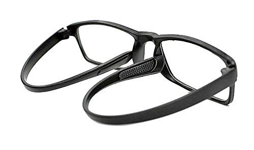2 x PAIRS TR90 Bendable, Flexible Reading Glasses Quality Lenses, Super-lite with 13 Lens Strengths RG9 2 X Pairs All Black 1.0 x - BeesActive Australia