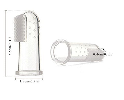 Finger Toothbrush for Toddlers,Finger Toothbrush 0 2 Years FDA Grade Soft Silicone for Clean Teeth and Gums by Noondl 3 - BeesActive Australia