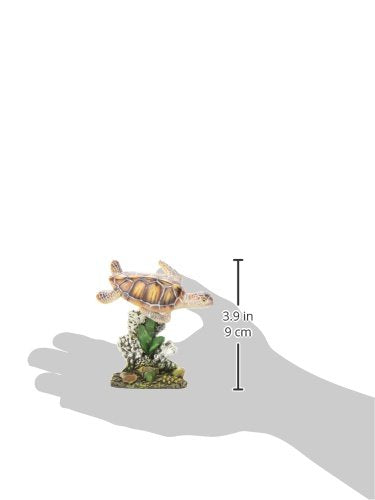 Penn-Plax (RR1104 Swimming Sea Turtle Aquarium Decoration, Small - BeesActive Australia