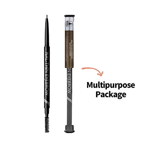 PASSIONCAT 1.6mm Slim Eyebrow No.2 Coffee Brown - Eyebrow Definer Tint Pencil Super Slim Brow Pencil - BeesActive Australia