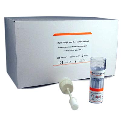 UKDrugTesting 6 in 1 Saliva Drug Testing Kits DSD-867 Cannabis Cocaine Amphetamine Methamphetamine Heroin Benzodiazepines - BeesActive Australia