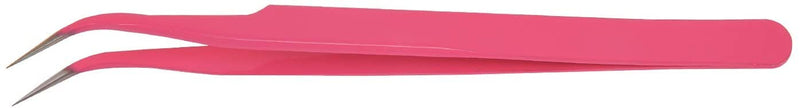 Geviro 2 Pieces Nail Art Tweezers Straight and Curved Tip Tweezers False Eyelash Rhinestone Picker Pointed Tweezers Makeup Tools - BeesActive Australia