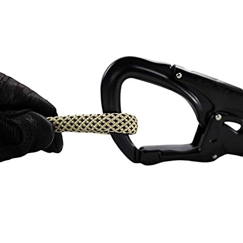Pelican Rope Bulldog 8mm & 10mm - Friction Hitch 100% Technora, 5400 MBS, Prusik Arborist Rope, Tree Gear, Accessory Cord 28.0 Inches 8mm Diameter - BeesActive Australia