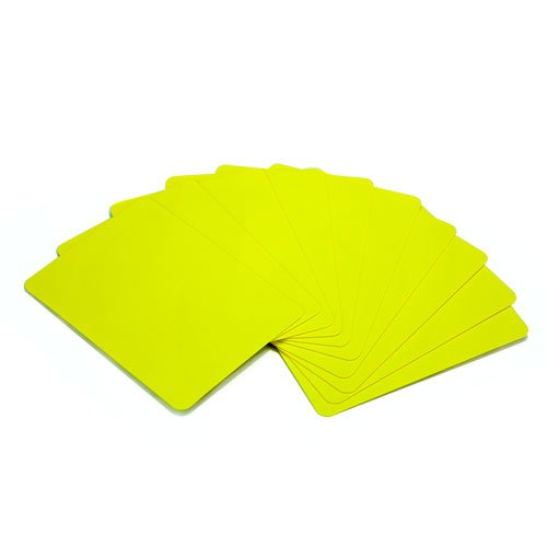 [AUSTRALIA] - Brybelly Lot of 10 Poker Size Cut Cards Yellow 