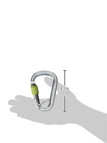 EDELRID HMS Bruce Steel Screw FG - Silver - BeesActive Australia