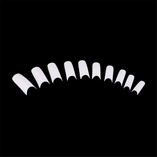 500pcs Lady White French Acrylic Style Artificial False Nails Half Tips - BeesActive Australia