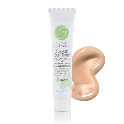 Flawless Skin Tinted Moisturizer with Environmental Protection Medium 1oz. - BeesActive Australia