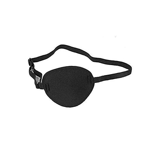 DNHCLL Adults And Kids Black Adjustable Soft and Comfortable Sponge Eye Patch Strabismus Eye Mask With Buckle For Recovery Eye And Cure Children Lazy Eye - BeesActive Australia