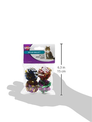 HDP Spot Mylar Balls Cat Toys About 1.5 in in diameter (Pack of 4) - BeesActive Australia