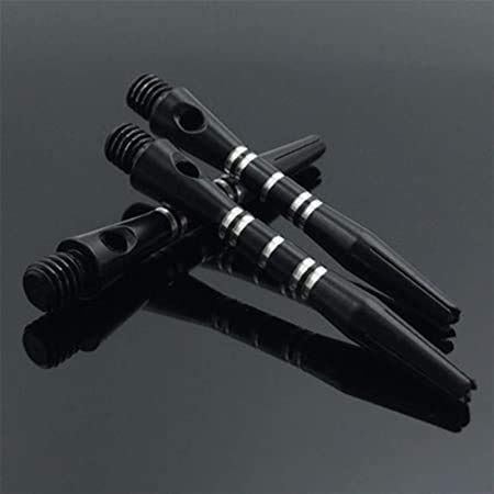 ToBeIT Dart shafts Black Dart shafts Dart Flights Dart Rubber Rings Dart Accessories 6black+6blue - BeesActive Australia