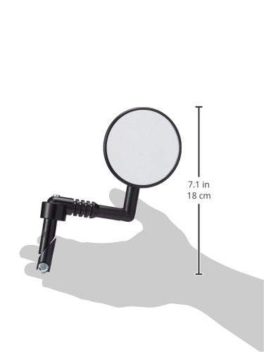 Mirrycle MTB Bar End Mountain Bicycle Mirror , Black - BeesActive Australia
