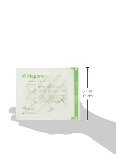 Mepore 670900 Dressing Adhesive, Island, Non Woven Fabric, Semi-Permeable Backing, Sterile, 9 cm x 10 cm (Pack of 50) Single - BeesActive Australia