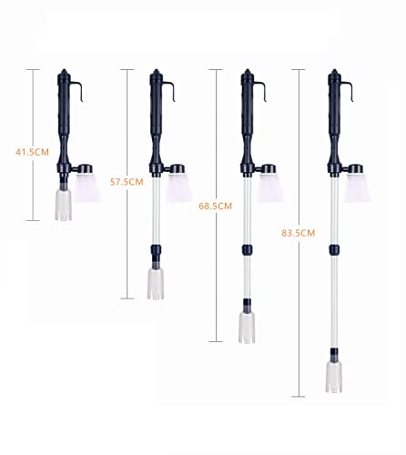 JORCEDI Electric Aquarium Fish Tank Siphon Pump Vacuum Gravel Water Filter Cleaner Pipe for Big and Small Tank Water Changing and Sand Clean - BeesActive Australia