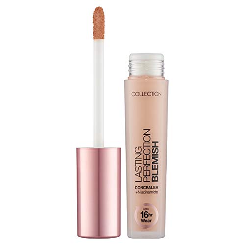 Collection Cosmetics Lasting Perfection Full Coverage Blemish Concealer infused with Niacinamide, 4ml, Beige - BeesActive Australia