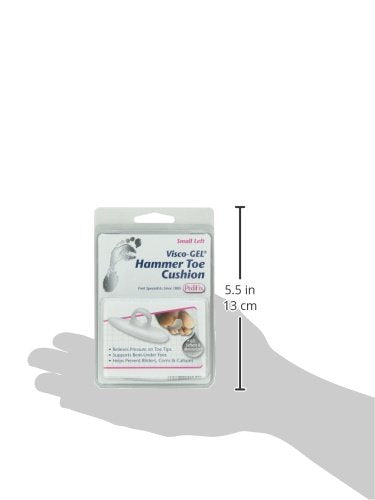 PediFix Visco-gel Hammer Toe Cushion, Small Left 1 pack - BeesActive Australia