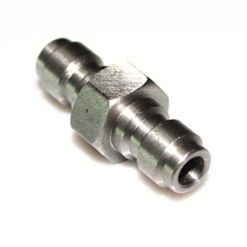 [AUSTRALIA] - Outdoor Guy PCP Stainless Steel Both End Male Quick Disconnect Adaptor Double Male Fill Nipple 1 PCS 