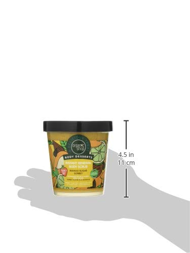 Organic Shop Body Desserts Mango Sugar Sorbet Instant Renewal Body Scrub, 450 ml Mango,Apricot,Lime 450 ml (Pack of 1) - BeesActive Australia