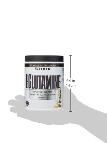 Weider L Glutamine, 80 servings, Pure L-Glutamine powder, Repair and build Muscle - BeesActive Australia