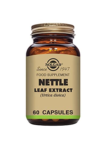 Solgar Nettle Leaf Extract Vegetable Capsules - Pack of 60 - Rich in Antioxidants - Vegan and Kosher - BeesActive Australia